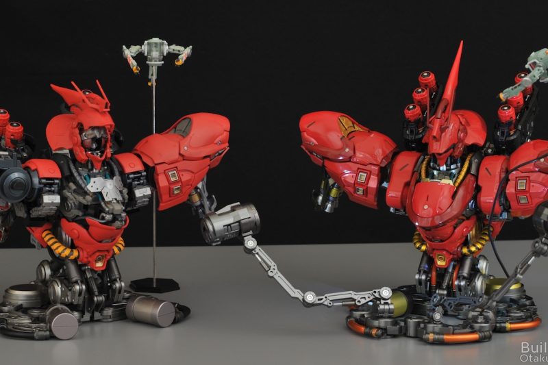 Formania V Sazabi & Formania EX Sazabi Bust Comparison